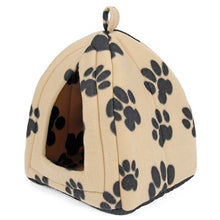 Load image into Gallery viewer, Warm Cotton Cat Cave House Pet Bed