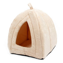 Load image into Gallery viewer, Warm Cotton Cat Cave House Pet Bed