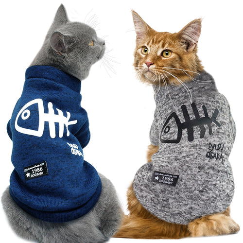 Winter Cat Clothes Pet Puppy