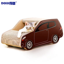 Load image into Gallery viewer, Cardboard Cat Scratcher Car Design